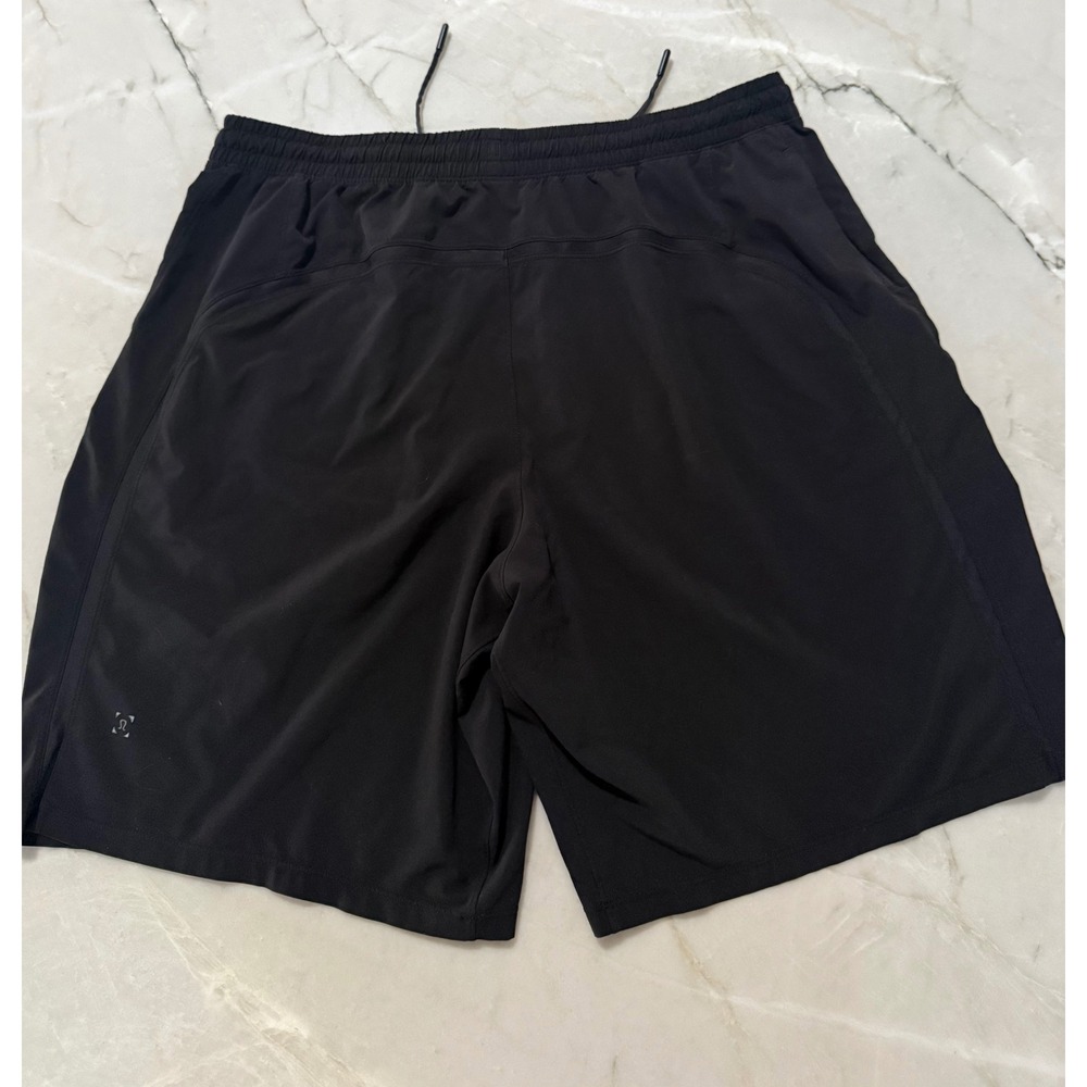 Lululemon Mens Pace Breaker 7 Inch Shorts Black XL Unlined Running Gym Training